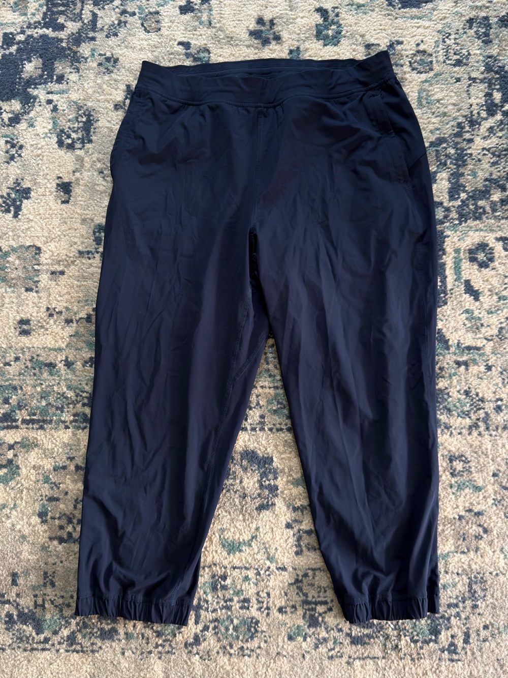 lululemon athletica adapted slate high rise crop navy blue - Picture 3 of 7